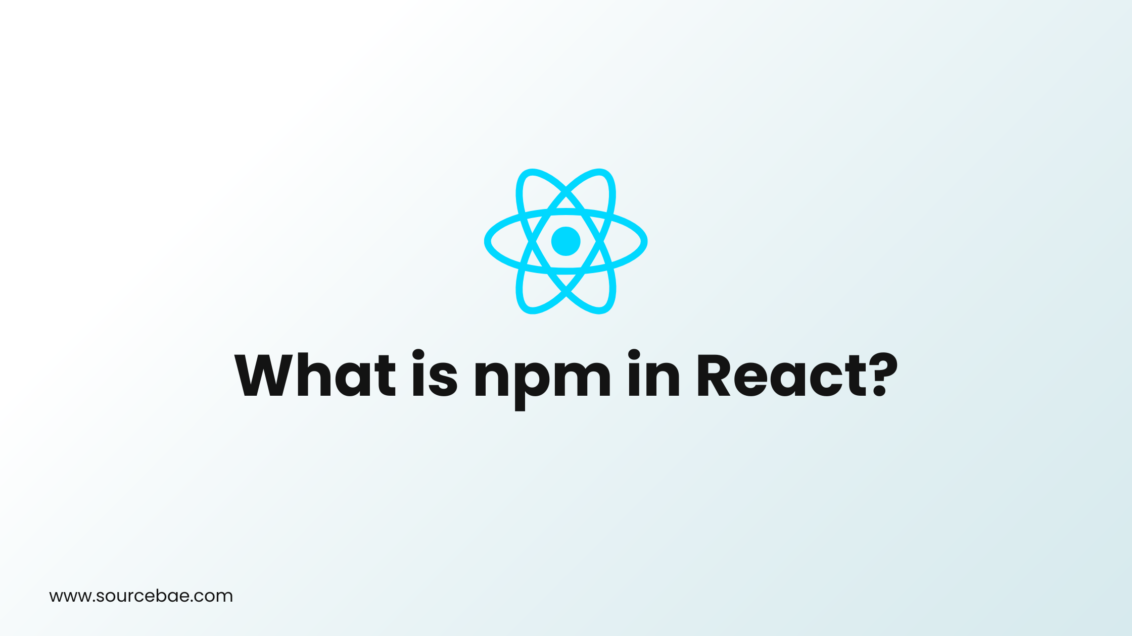 What is npm in React