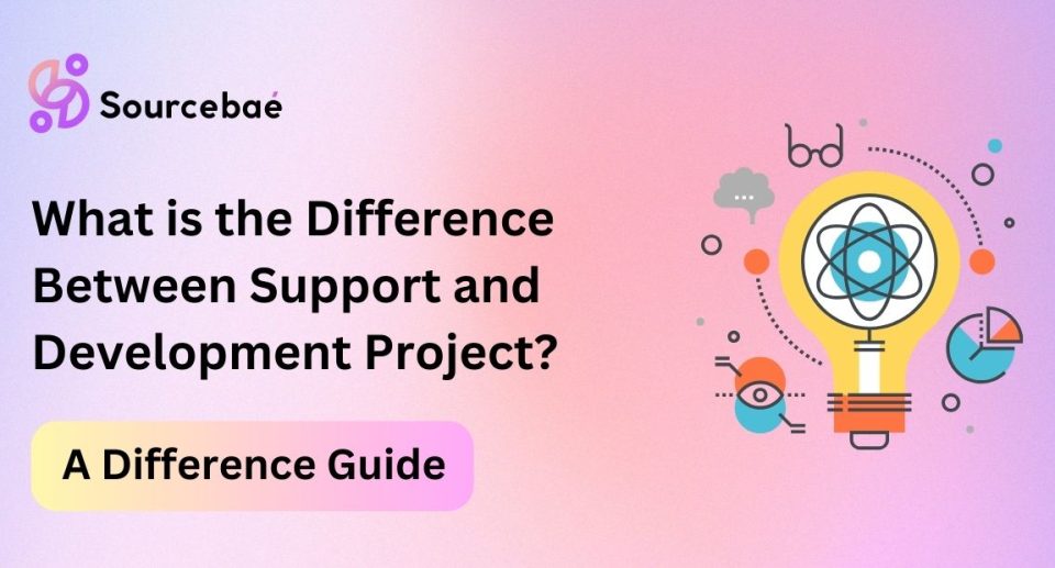 What is the Difference Between Support and Development Project?