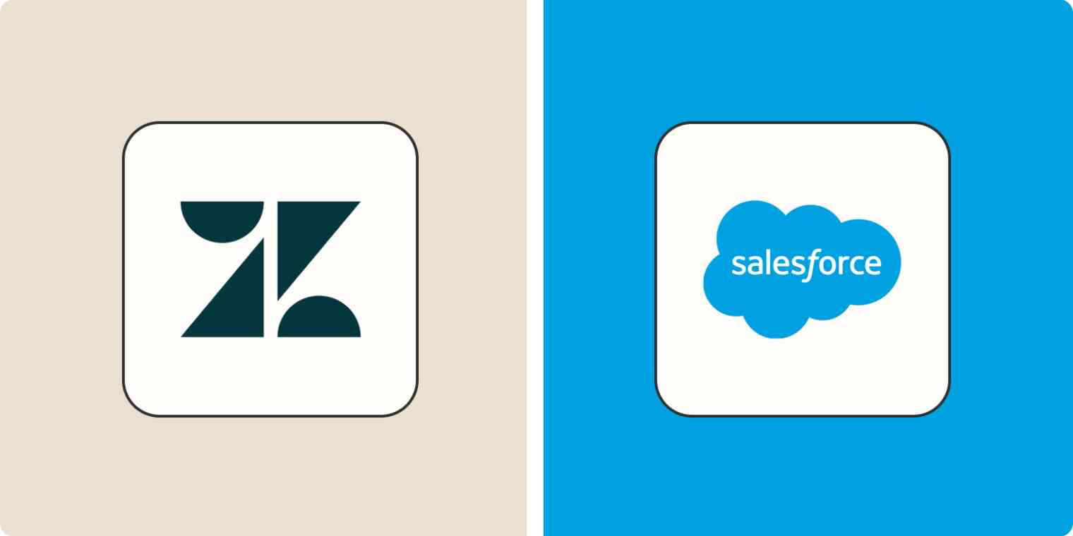 Zendesk and Salesforce?