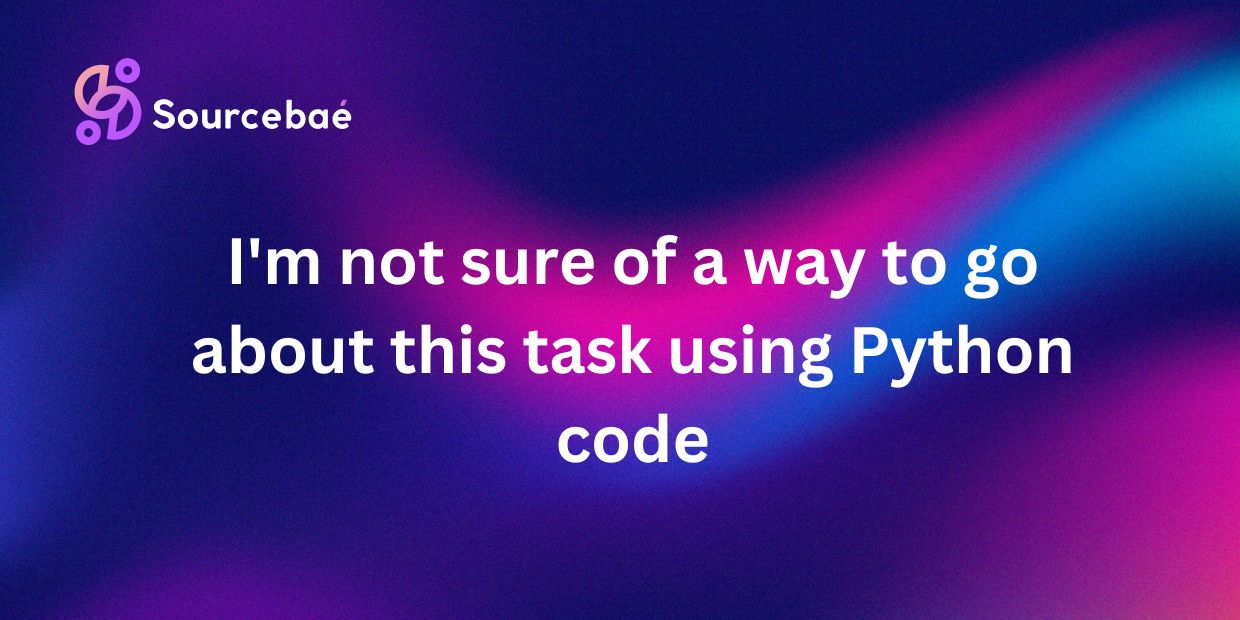 I'm not sure of a way to go about this task using Python code