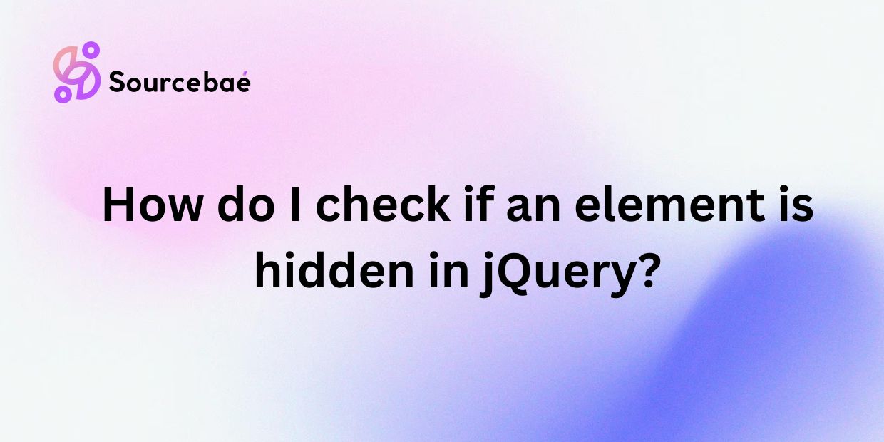 How do I check if an element is hidden in jQuery?