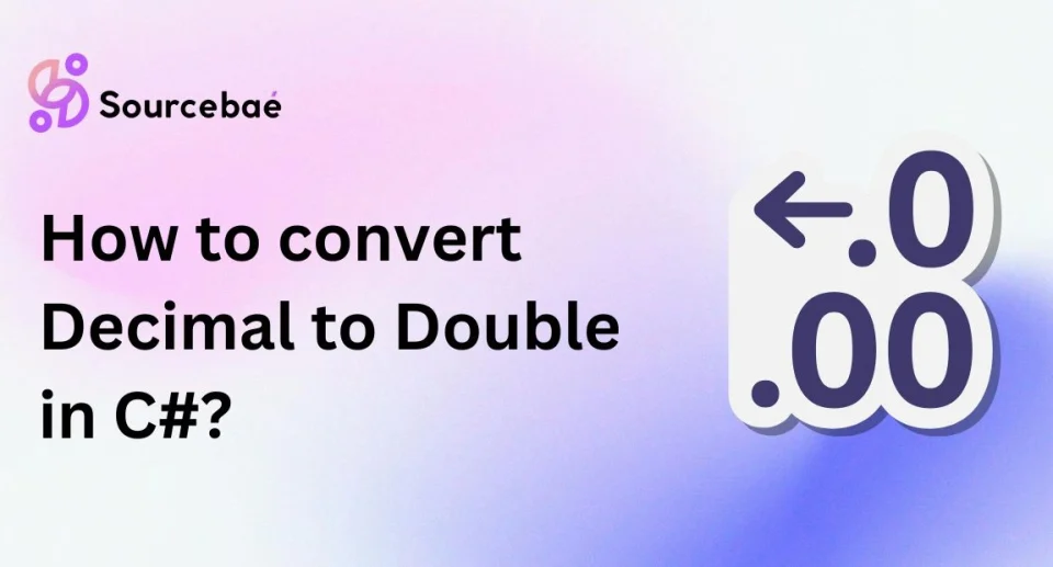 How to convert Decimal to Double in C#?