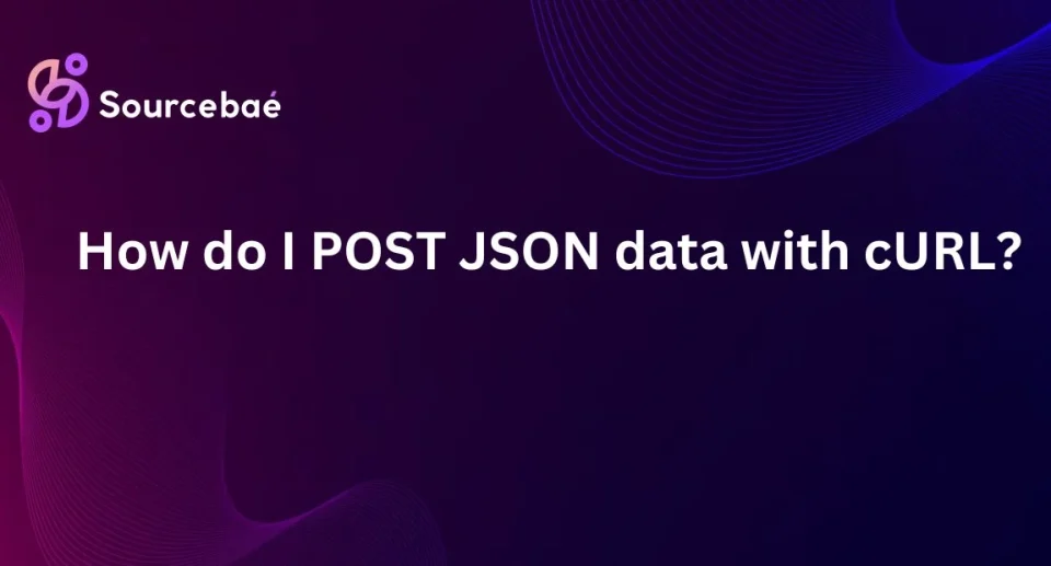 How do I POST JSON data with cURL?