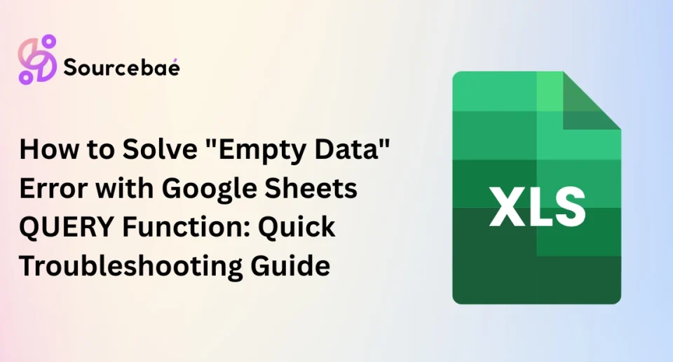"Empty Data" Error